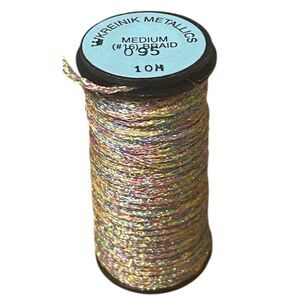 Kreinik #16 Medium Braid Metallic - 10m - 095 Starburst